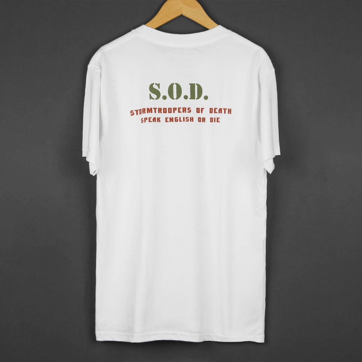 S.O.D. T-Shirt Speak English Or Die Thrash Crossover D.R.I.