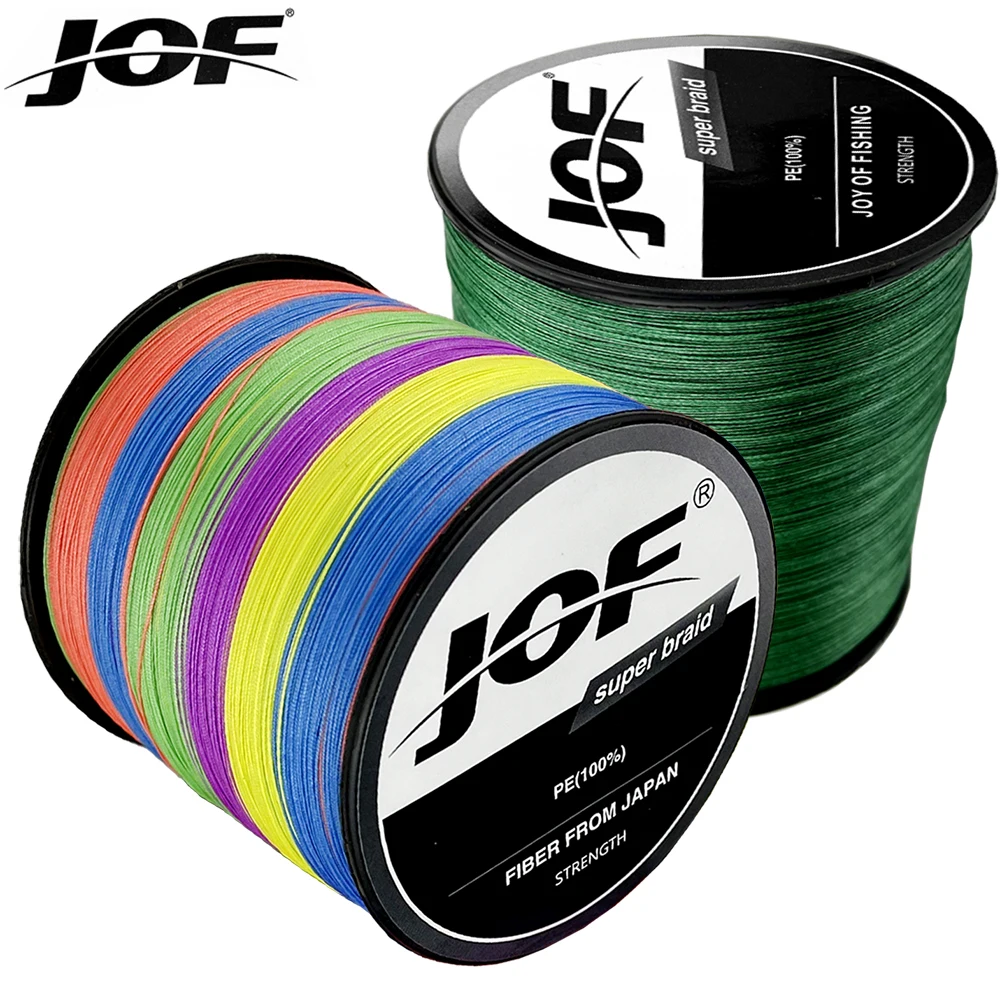 JOF X12 X9 X8 Braided Fishing Line 500M 18135LB Multifilament Fishing