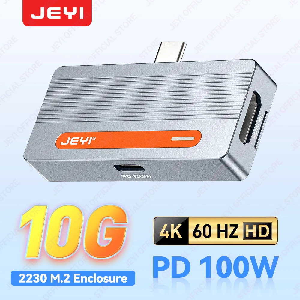 M.2 2230 NVMe SSD Enclosure USB-C Plug 10Gbps USB C to NVMe Adapter 4K PD 100W Fast Charging ssd enclosure hard drive enclosure hard drive adapter ssd adapter