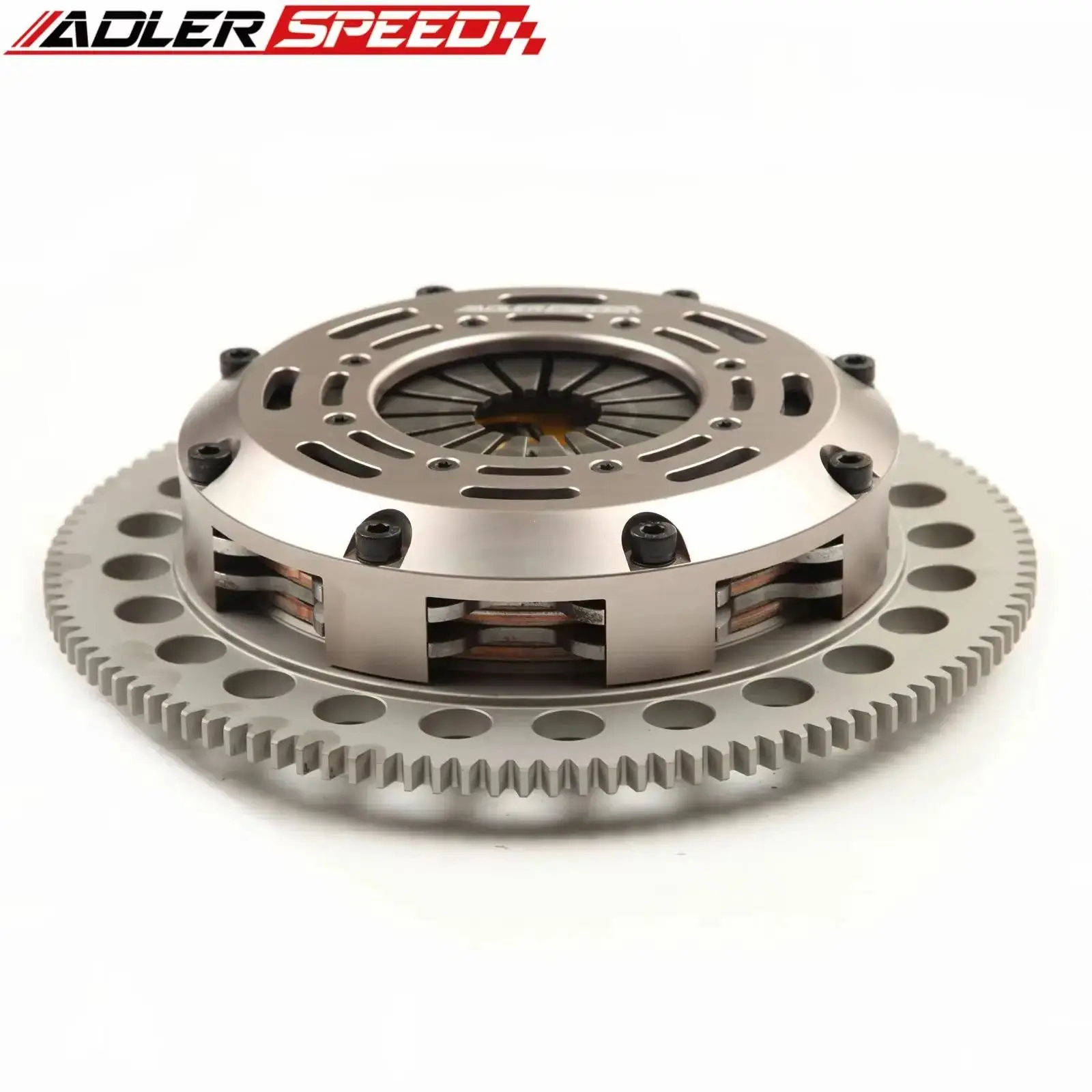 ADLERSPEED 레이싱 스트리트 트윈 디스크 클러치 키트 (토요타 4Runner 픽업 셀리카 ST GT GTS 2.2L 2.4L용) - 도로 주행 가능 고성능 클러치