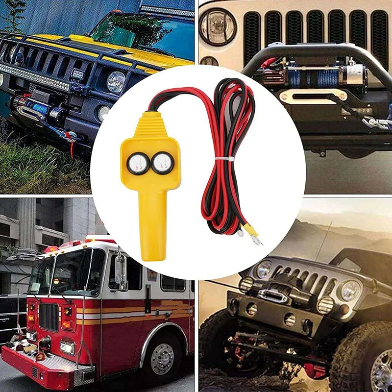 Car Winch Remote Control Switch Winch Remote Control Button Kit Switch Wired Handle