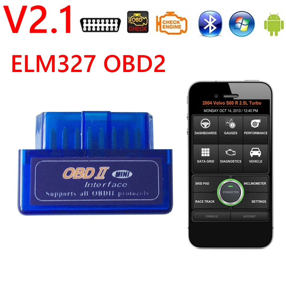 Bluetooth Car Diagnostic Tool Mini Scanner Code Reader