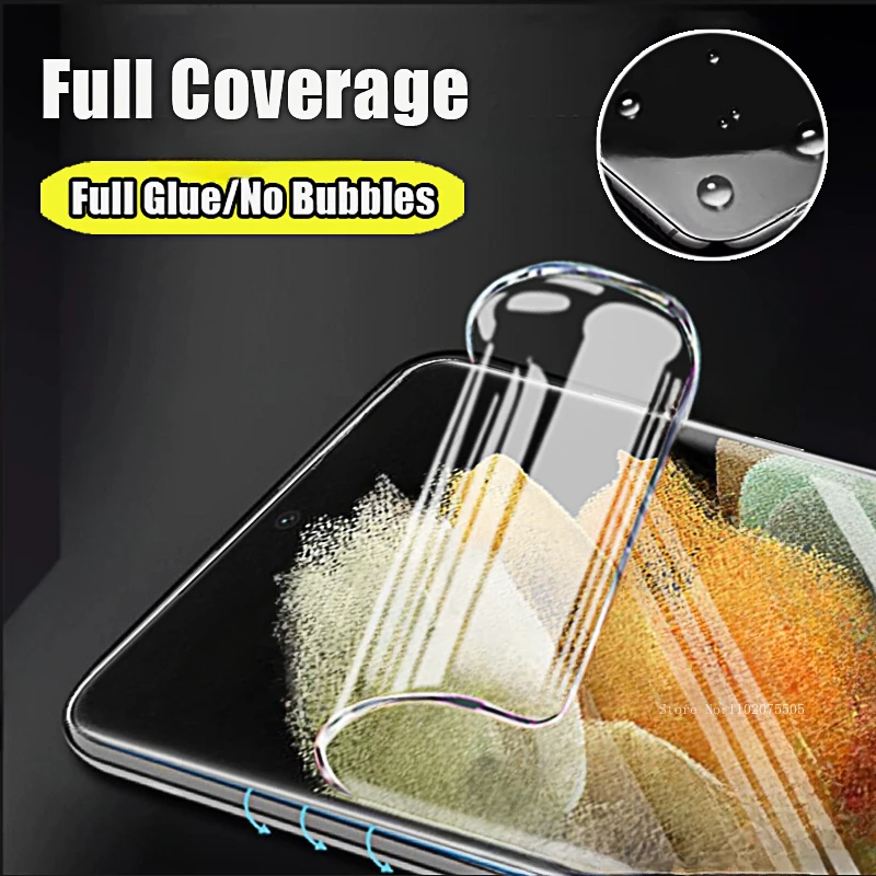 Premium HD Hydrogel Screen Protectors (4-Pack)