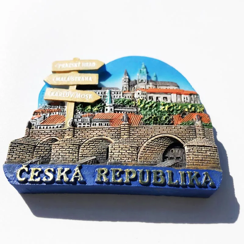 Description Picture 6 of itemCzech Republic Tourist Souvenirs Fridge Magnets Prague Travelling Fridge Stickers Magnetic Stickers for Message Board Nice Gifts