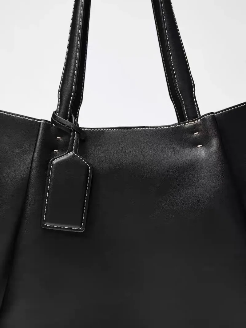 Fashion Ruched Women big Handbags Designer PU Leather Shoulder Bag High Quality Crossbody Bags Women Bucket Bag Female Clutch