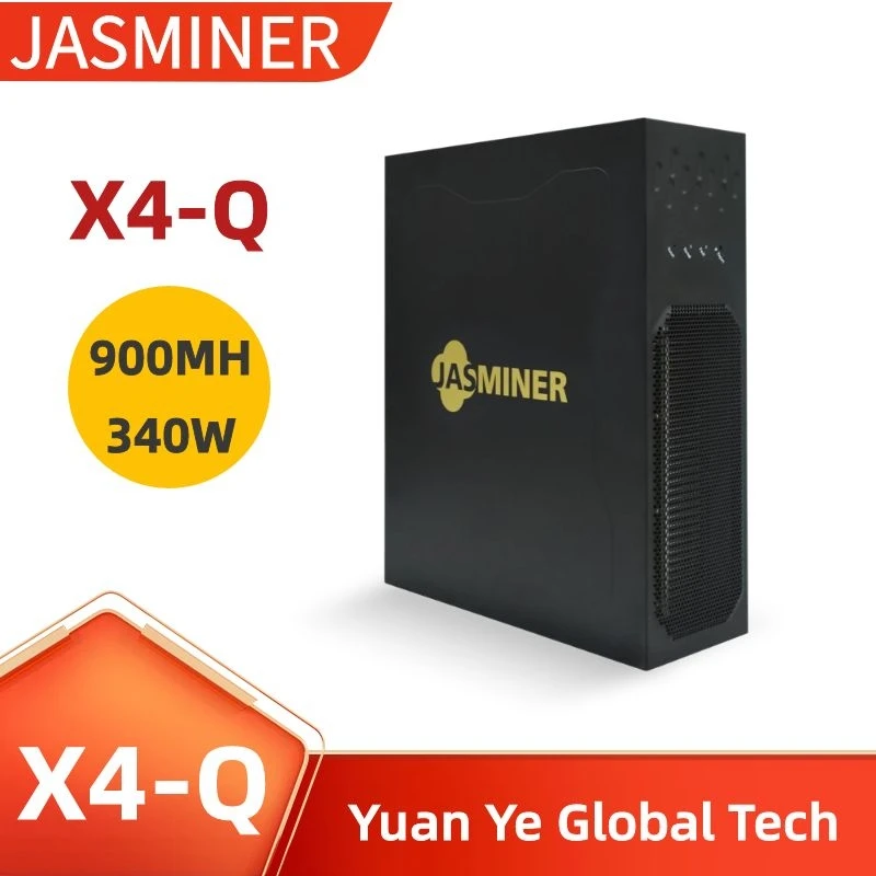 

Used Release Jasminer X4Q Server 3U 900MH 340W 40db ETC Miner With PSU