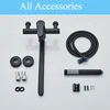 Long Spout Bathtub Shower Faucet Hot and Cold Water Mixer Swivel Tub Spout Wall Mounted Bath Tap  2-ways Water Outlet Crane 6