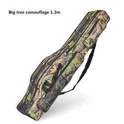 Three-Layer Foldable Sea Fishing Bag with Shoulder Straps and Outdoor Storage (Big tree 1.2 meters)