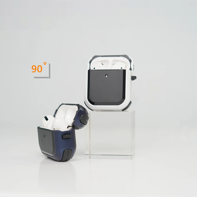 Premium TPU Anti-Fall Earphone Cover with Keychain Design