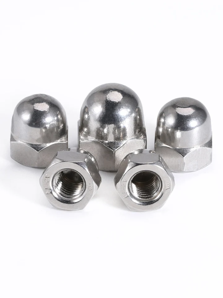 Aexit M5 X 0.8mm Tappo Filetto Femmina Ghianda Per Dadi Esagonali Chiusura Argento Tono 8 Pz ID: 572522 - Foto 4