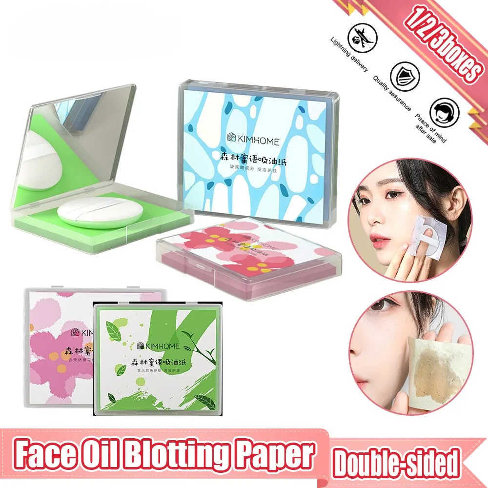 Facial Oil Blotting Paper Pro-face Matting Wipes Plant Fibres Breathable Cleansing Oil Control Makeup Tool
