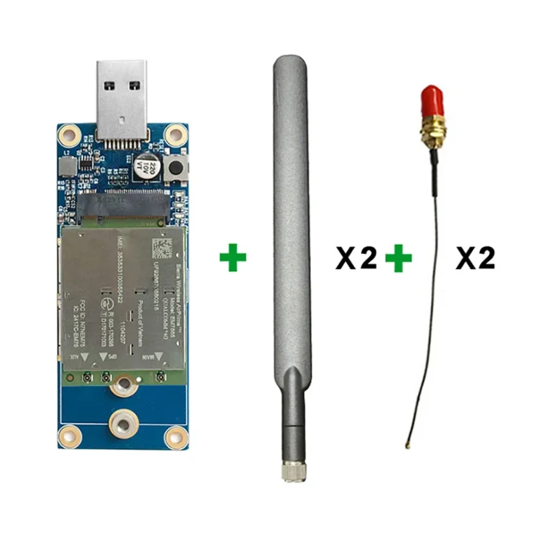 

USB3.0 to M.2 Adapter Board test kit + Sierra Wireless Airprime EM7565 Module 4G LTE CAT12 4G + antenna/IPEX4th pigtail