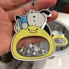 Shaker Key Holder Kawaii Keychain Hanger Cute Anime Kids Toys Creative Funny Student Schoolbag Cartoon Pendant Accessories 5