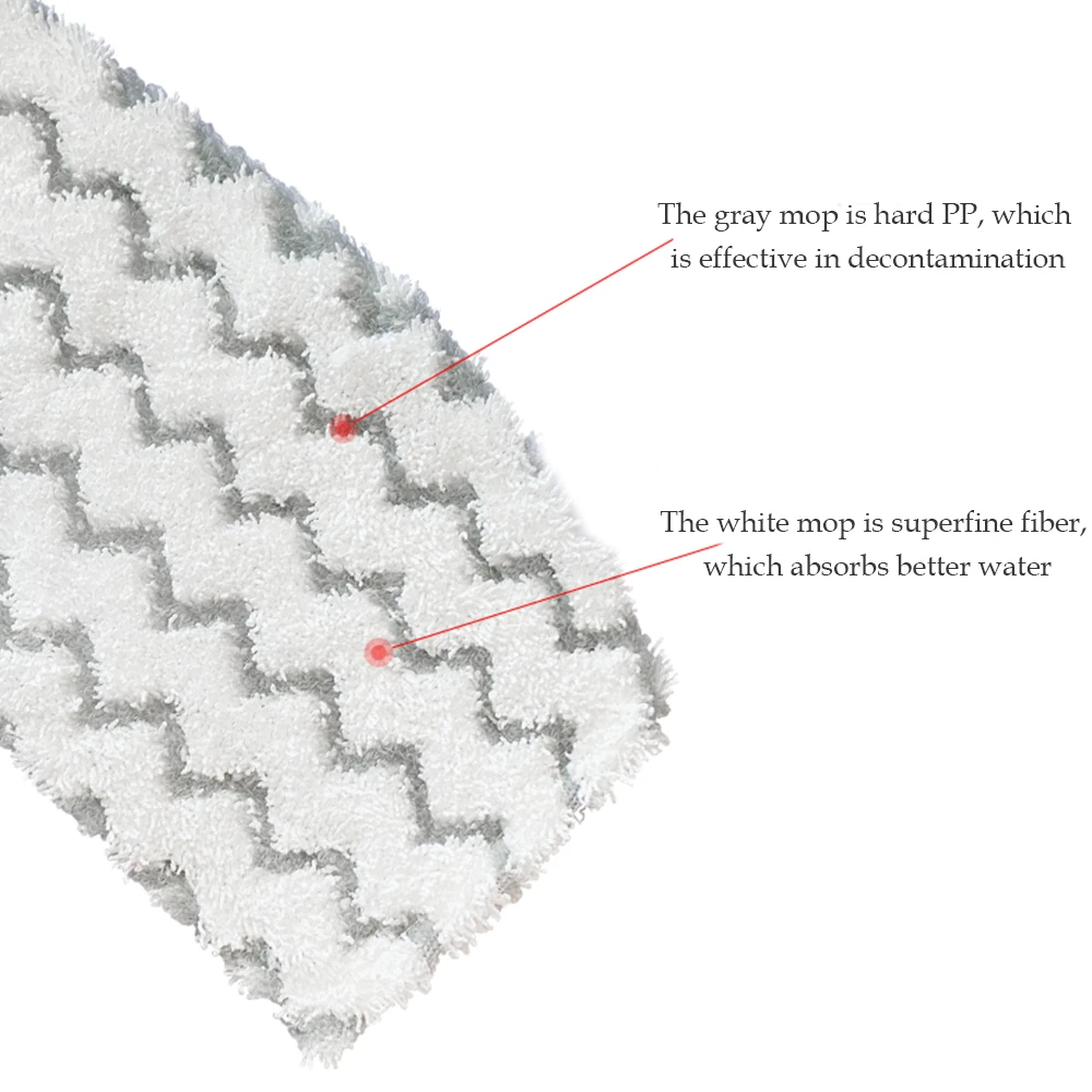 4pcs Microfiber Washabl Replacement Pads Accessory for Shark Steam Mop S1000 S1000C S1000WM S10001C S1000A Dirt Grip Pads