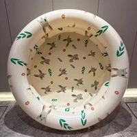 Diameter 90cm Inflatable Swimming Pool Baby Toys Fshion Retro Thickened Ocean Balls Tent Toys For Children Summer Toy 4