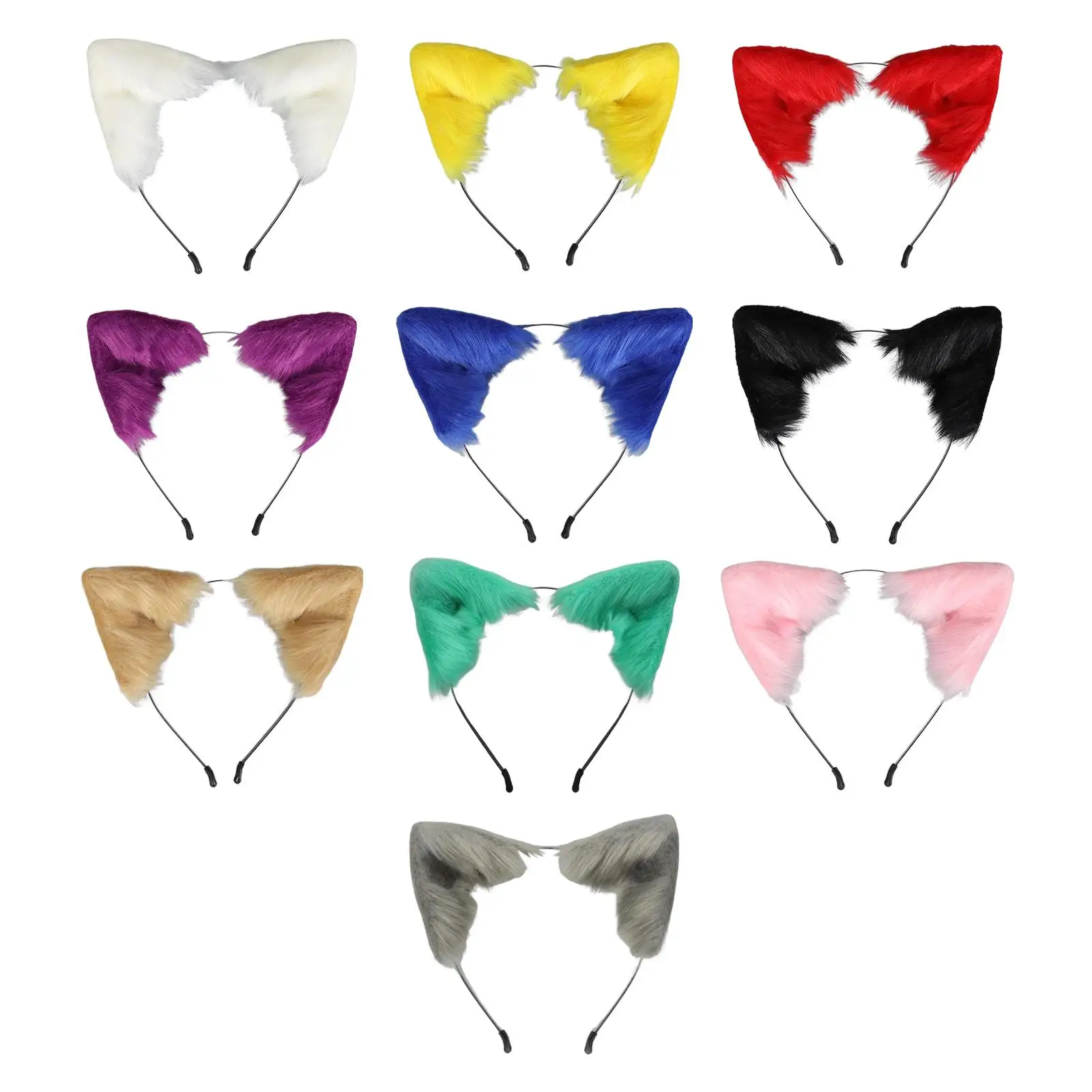 Hair accessories hair bands hair band cosplay accessories halloween headband Ears headband adult props hair hoop with ears for girls party stage performances fancy dress Halloween