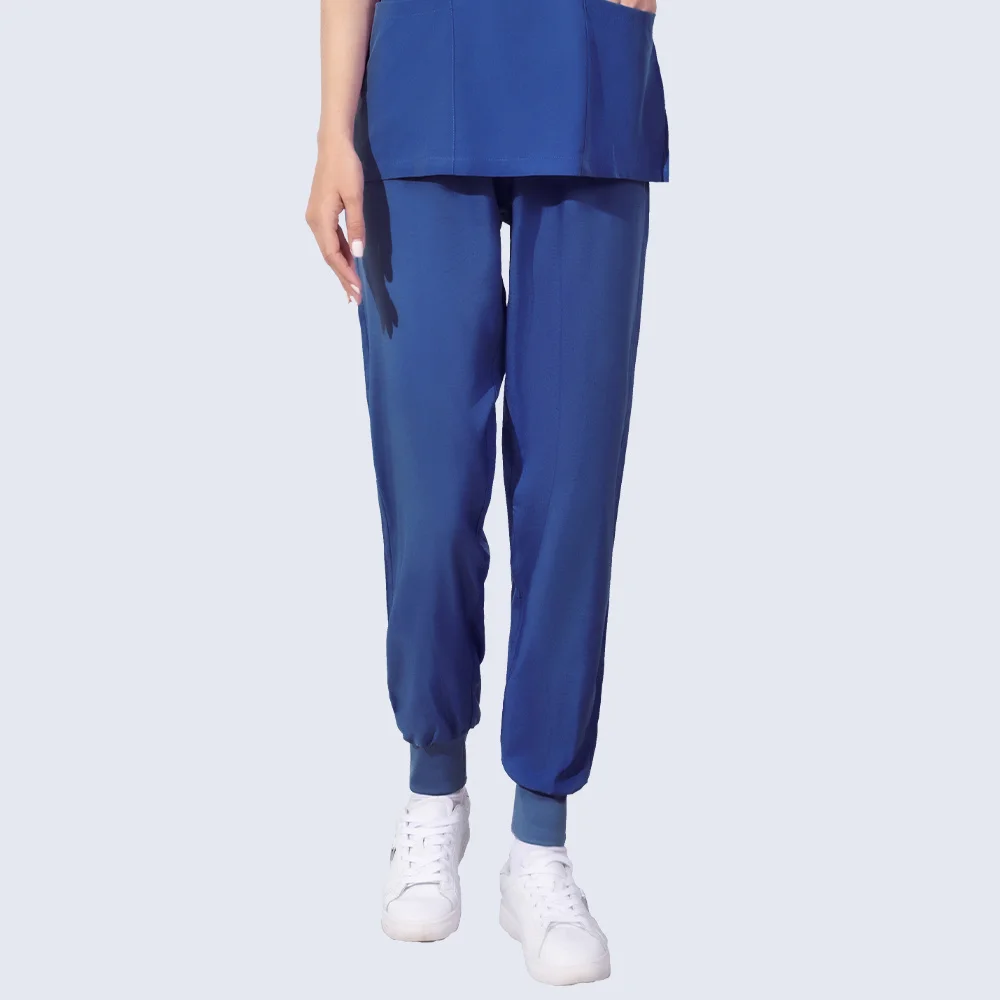 Medical Scrubs Multicolors Unisex Elastic Waist Drawstring Scrub Pants Nurse Beautician Lab Scrubs Pet Shop Hospital Doctor Nurse Workwear