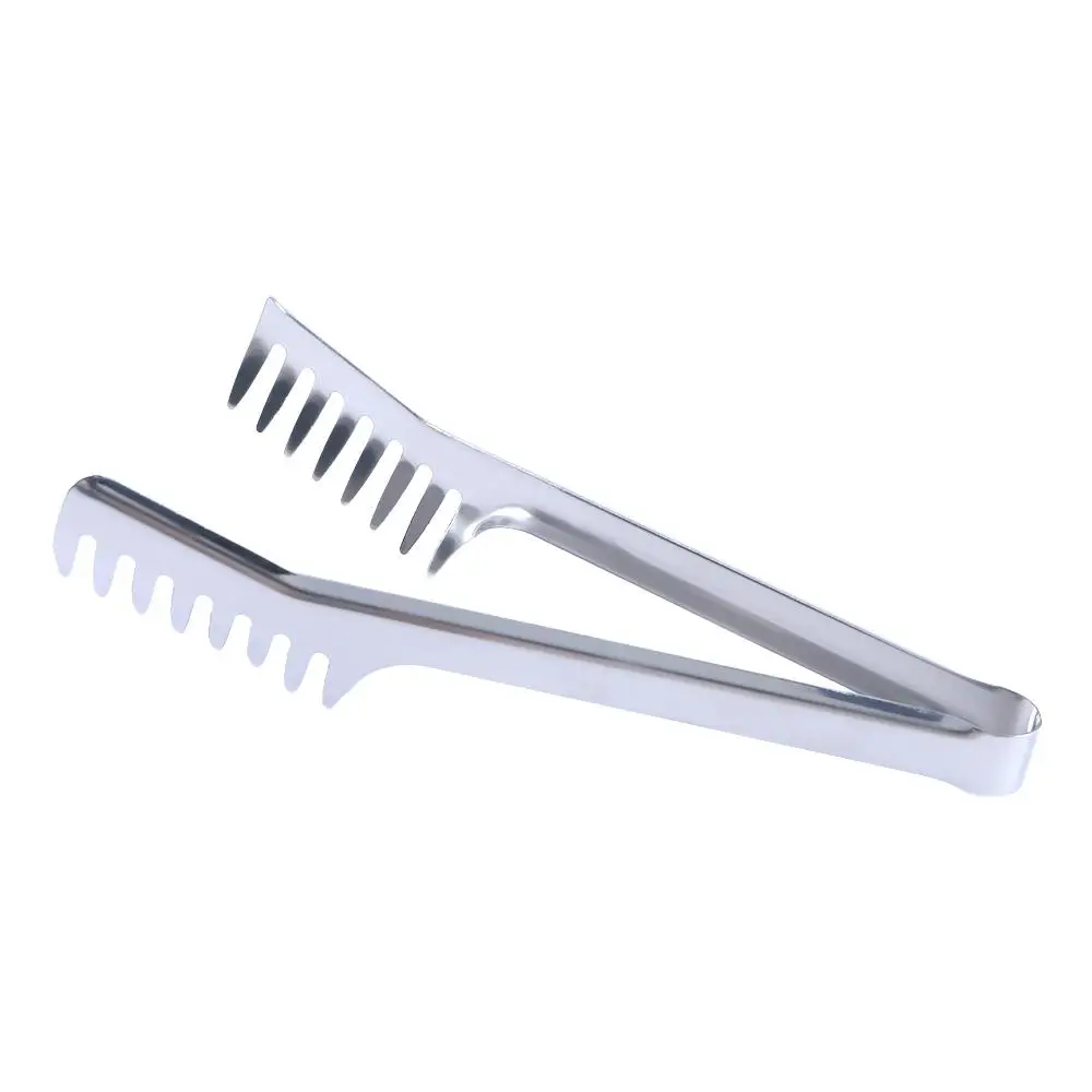 9 Inch Stainless Steel Noodle Tongs Pasta Spaghetti Tongs Food Clips Stainless Steel Handle Cooking Utensils Kitchen Accessories