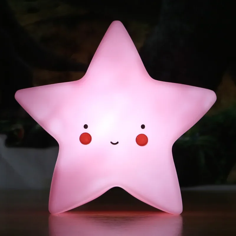 Cartoon Fantasy Star Moon Interior Lighting Mini LED Night Light Bedside Light Baby Room Decoration Children Gift Toy Night Lamp