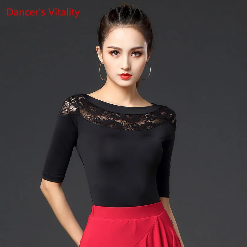 Latin Dance Shirts for Female Adult Performance
