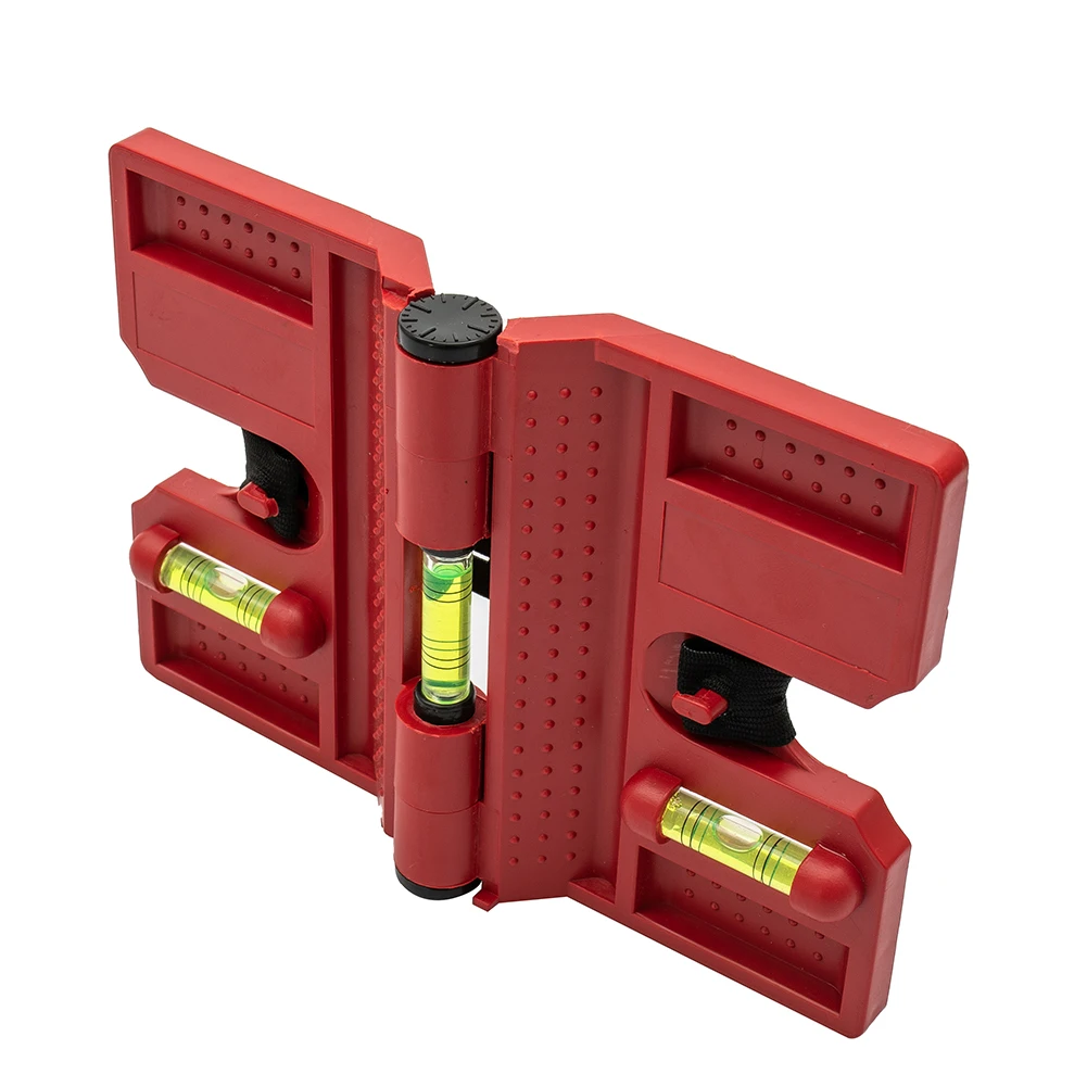 Folding Adjustable Tube Angle Meter Level Fence Post Pipe Magnetic With Strap Horizontal - View #9