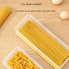 Plastic Container Large Capacity Airtight Rectangular Pasta Box Noodles Container Kitchen Food Storage Jar Fresh-keeping Case 6