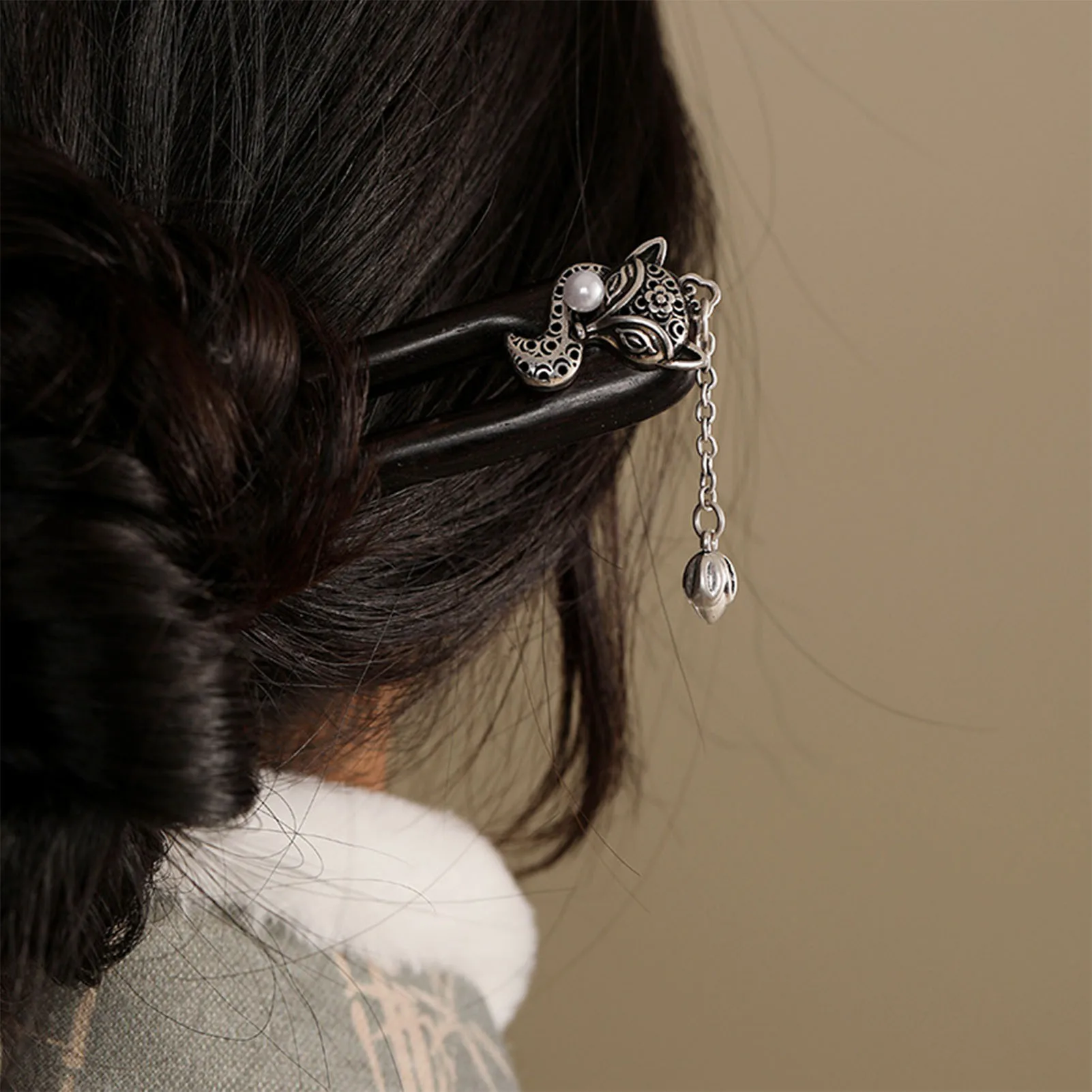 Hair Accessory Hair Stick Jewelry Accessories Chinese Hairpin Sticks Carving Sandalwood Hanfu Dress Hair Forks