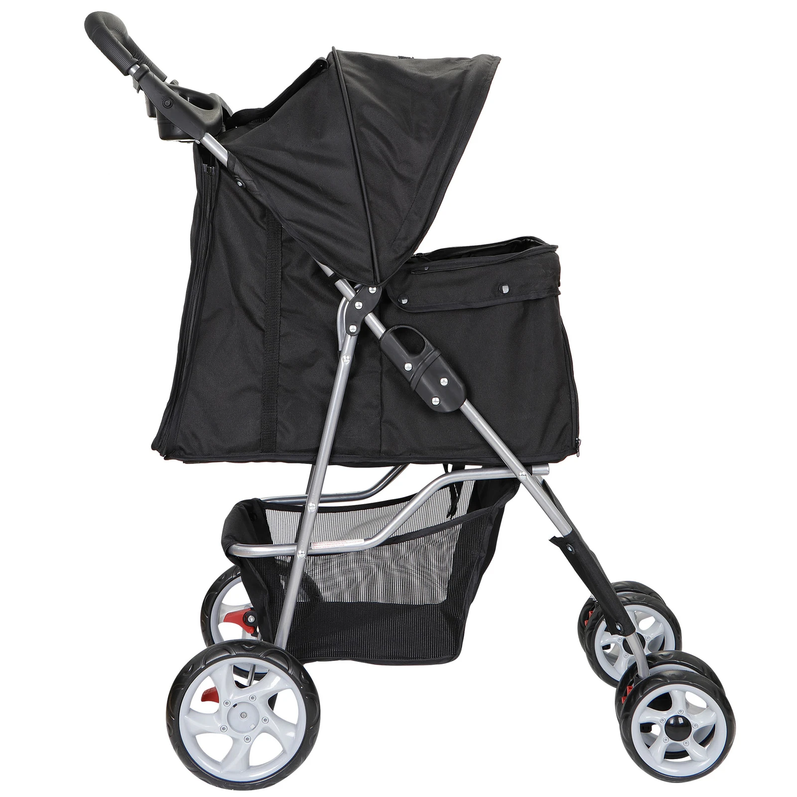 Folding Pet Stroller with Cup Holder 3