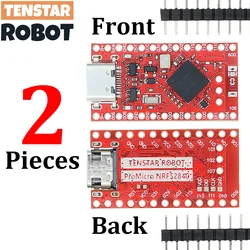 Enhanced Bluetooth Development Board - Pack of 2, Ideal (2pcs Red NRF52840)