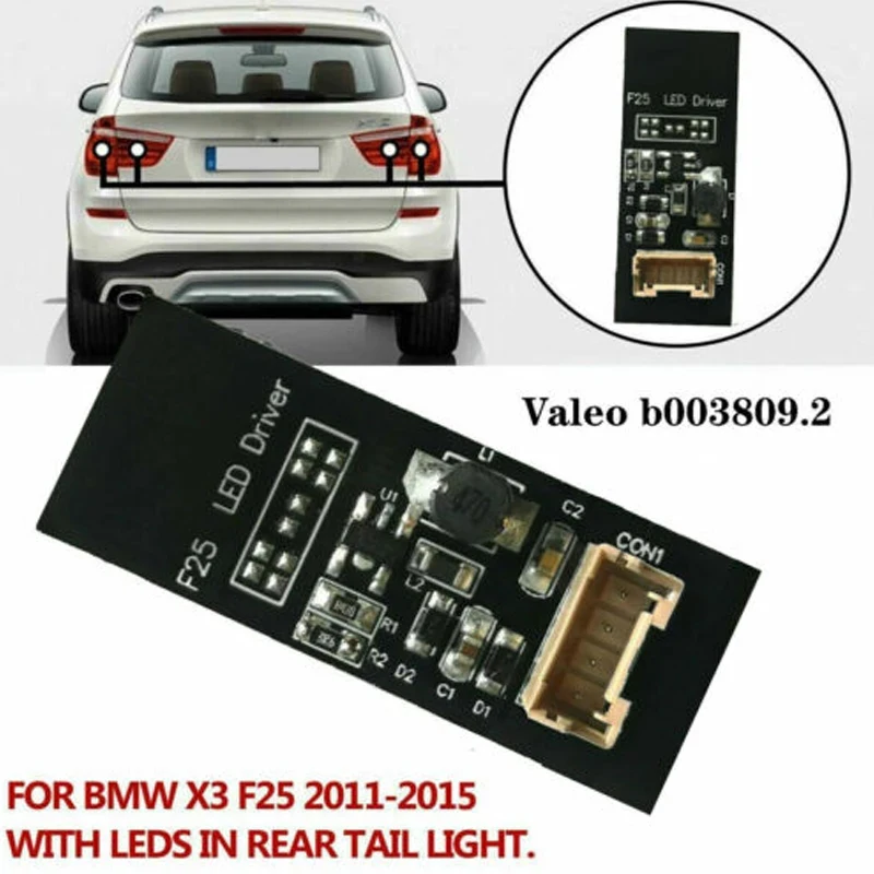 For BMW X3 F25 2011 to 2015 Rear Driver LED Light B003809.2 Plug and Play Tail Light Repair Replacement Car Light