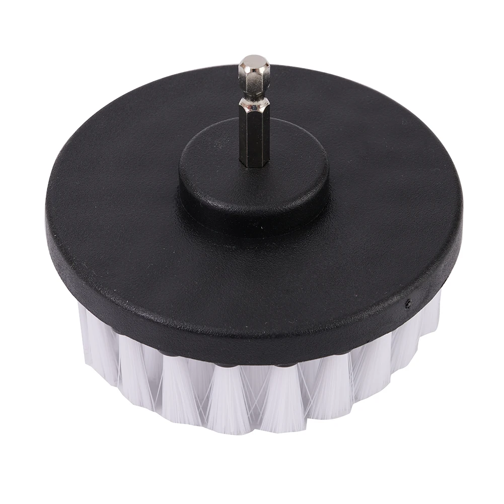 4 Inch Soft Drill Brush Electric Scrubber Drill Disc Brushes Polisher Bathroom Power Cleaning Tools For Carpet Glass Car Tires 2