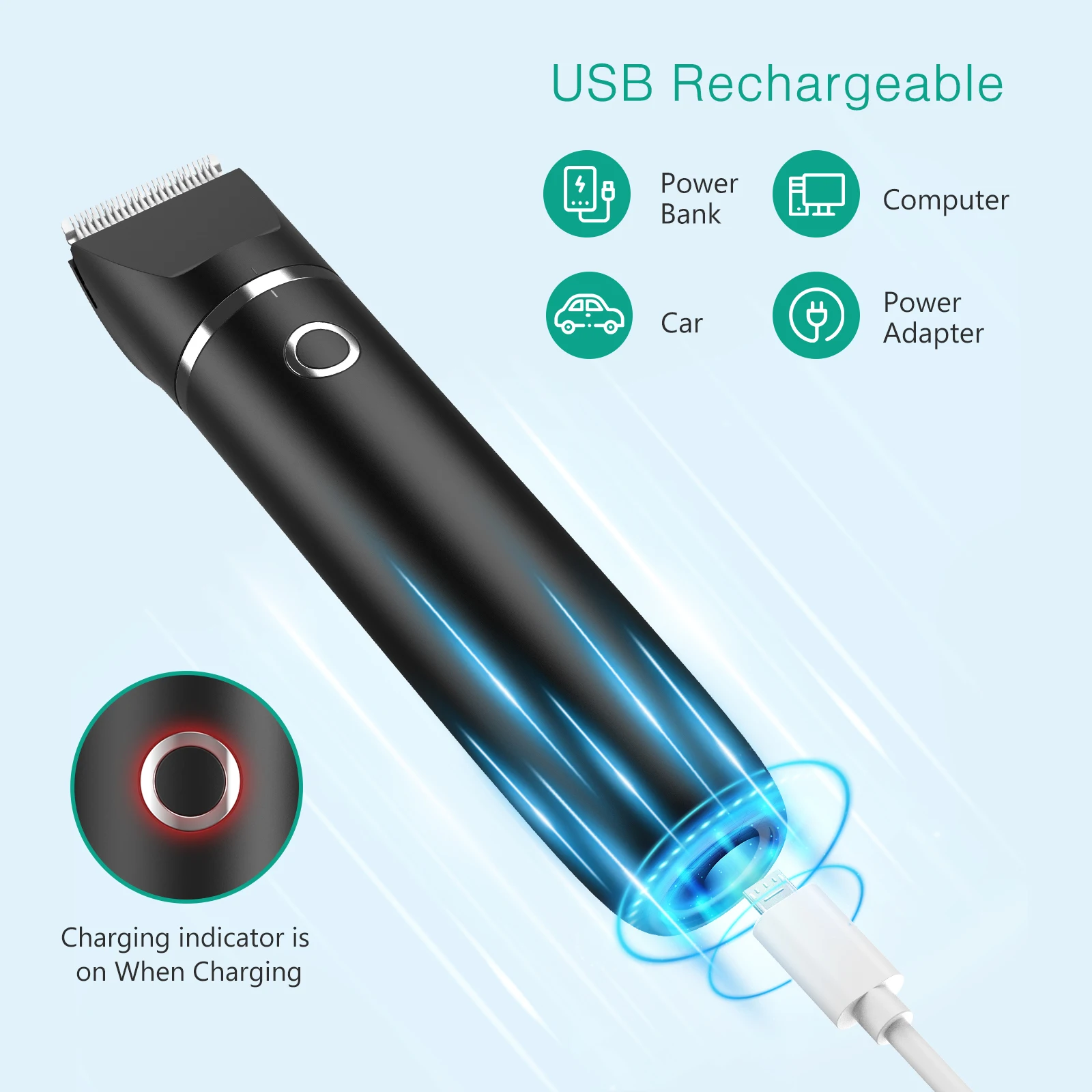 ORIA Silent Dog Clippers 2 IN 1 Electric Dog Trimmer Grooming Kit 2 Clipping Heads Rechargeable Hair Trimmer Cats P pet clipper dog hair trimmer pet hair trimmer dog clipper