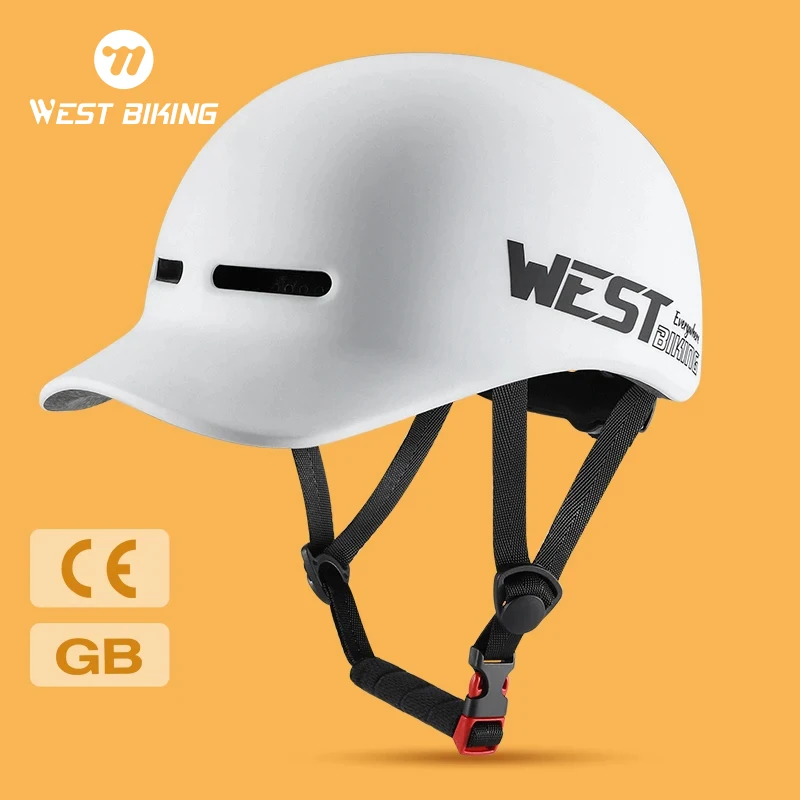 WEST BIKING Daily Commuter Helmet Cycling Helmet Lightweight Men Women Outdoor Sport Scooter MTB Road Bike
