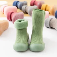 New Thickened Kids Socks Shoes Winter Super Warm Baby Toddler Boots Boys Girl Sneakers Newborn Indoor Shoes Floor Footwear Shoes 2