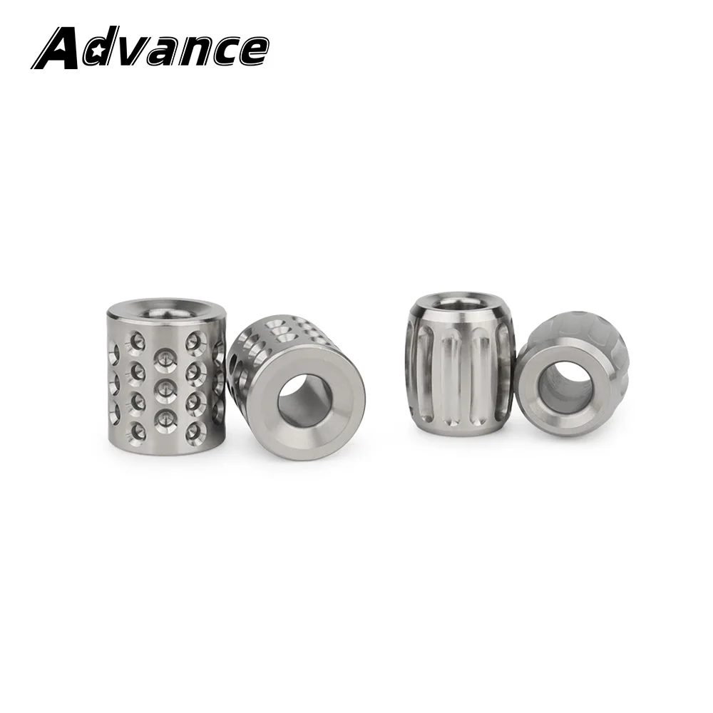 Titanium Alloy Pumpkin Paracord Accessory Multihole Knife Beads for EDC DIY paracord accessories outdoor accessories
