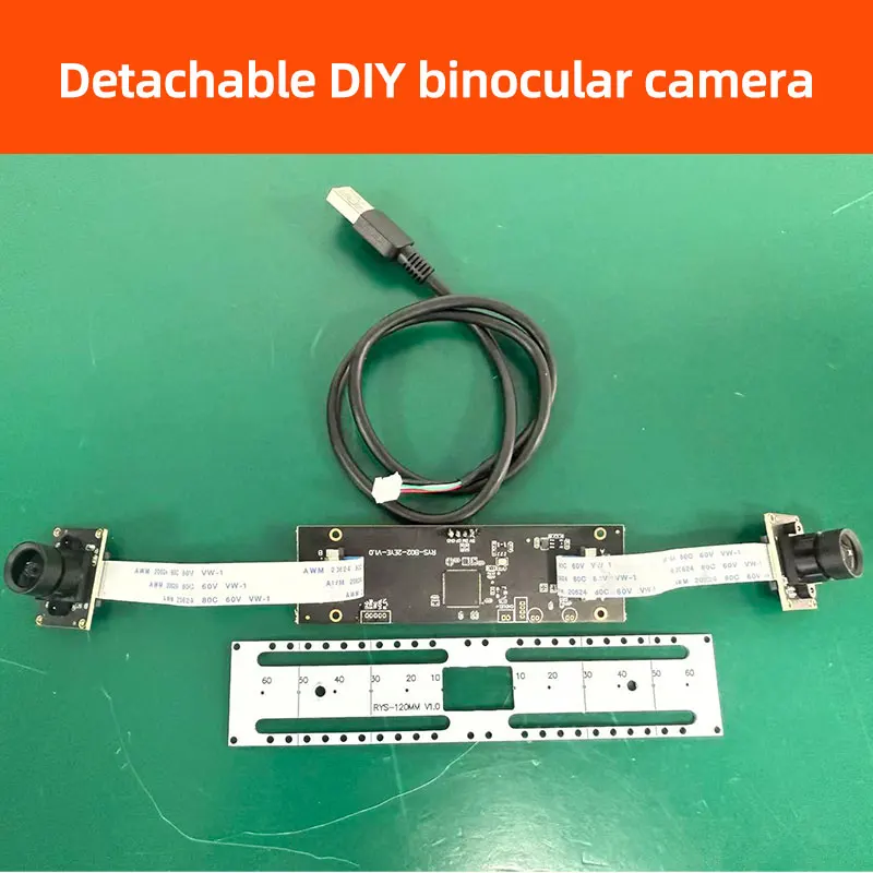 Vue de dessus d'une caméra drone 4K HD grand angle avec dissipateur thermique.
