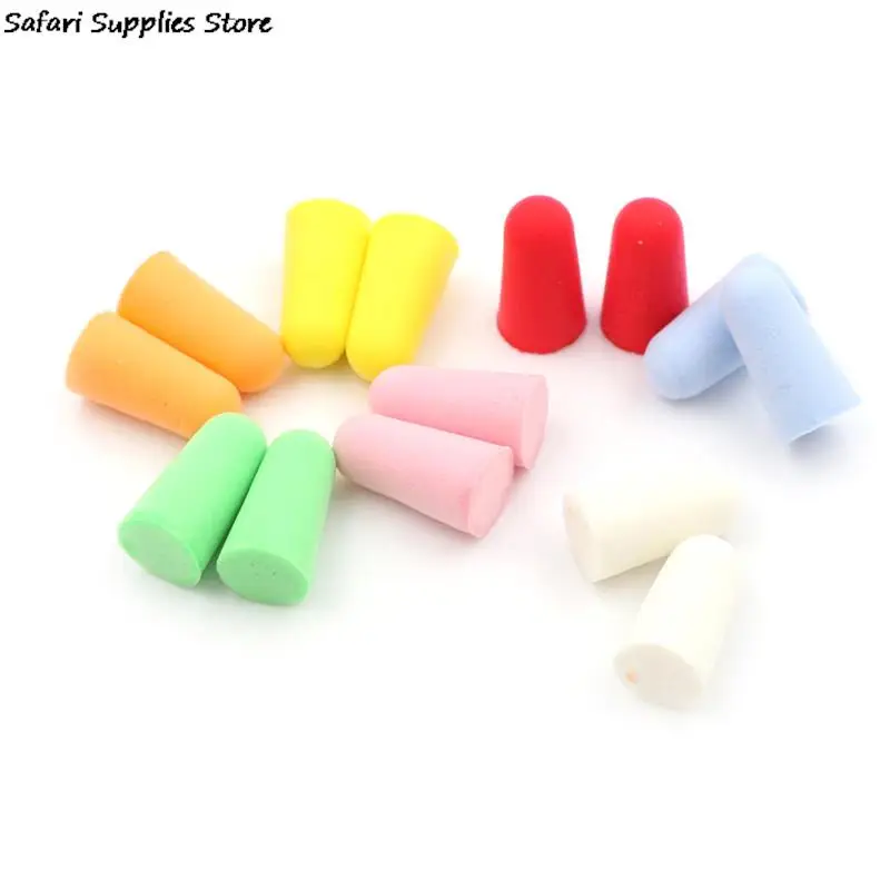 New 10 Pair  PU Foam Ear Plugs Anti Noise Snore Earplugs Comfortable For Study Sleep 4