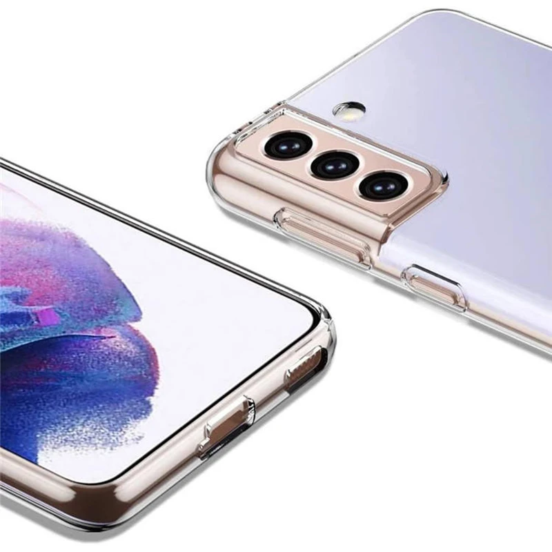 Ultra Thin Silicone Phone Case For Samsung Galaxy S23 S22 S21 Plus S20FE A14 A54 A13 A23 A33 A53 A73 A12 Clear Case Cover Fundas- S0f9f231a00b54dfeaf9b9a656c339915a
