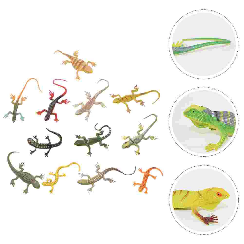 Simulation Lizard Toys Trick Scary Plastic Lizard Party Trick Toys for Fun Party