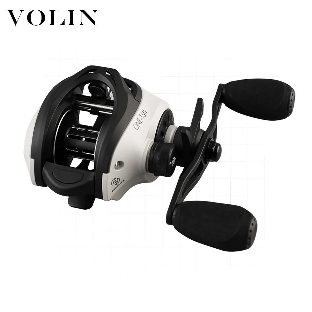 

Volin NEW Baitcasting Fishing Reel Magnetic Brake System Colorful Electroplating Universal Casting Reel 10 BB 6.5:1 Max Drag 9kg