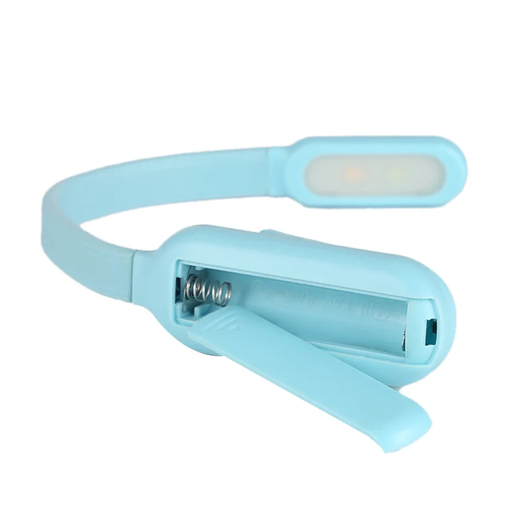 Rechargeable Reading Lamp - Portable Book Light with Flexible Neck & Adjustable Brightness