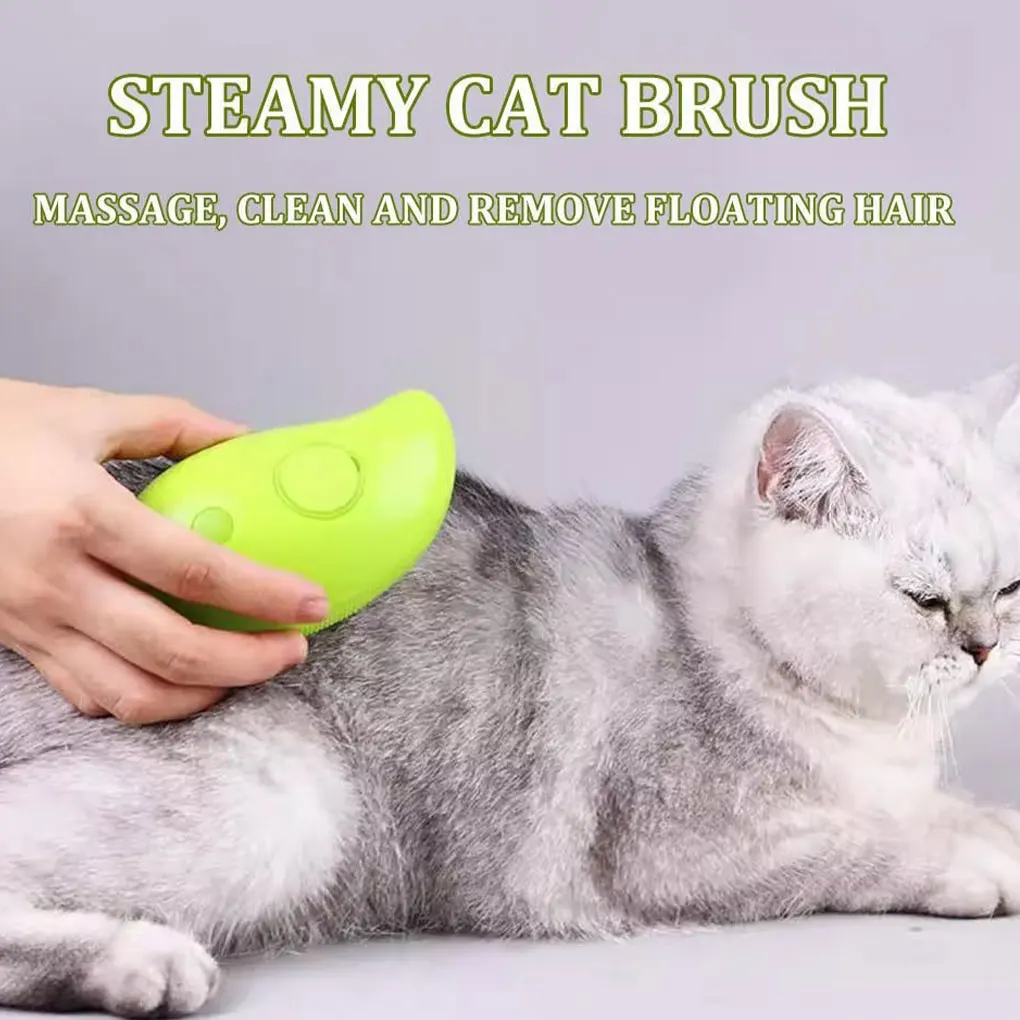 

Cat Dog Grooming Comb Multifunctional Pet Electric Spray Massage Comb Easy To Cat And Dog Brush