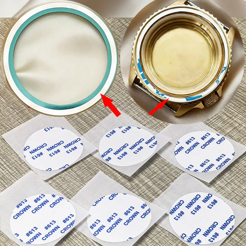 Premium Watch Bezel Adhesive Set with Double-Sided Tape (5/10PCS)