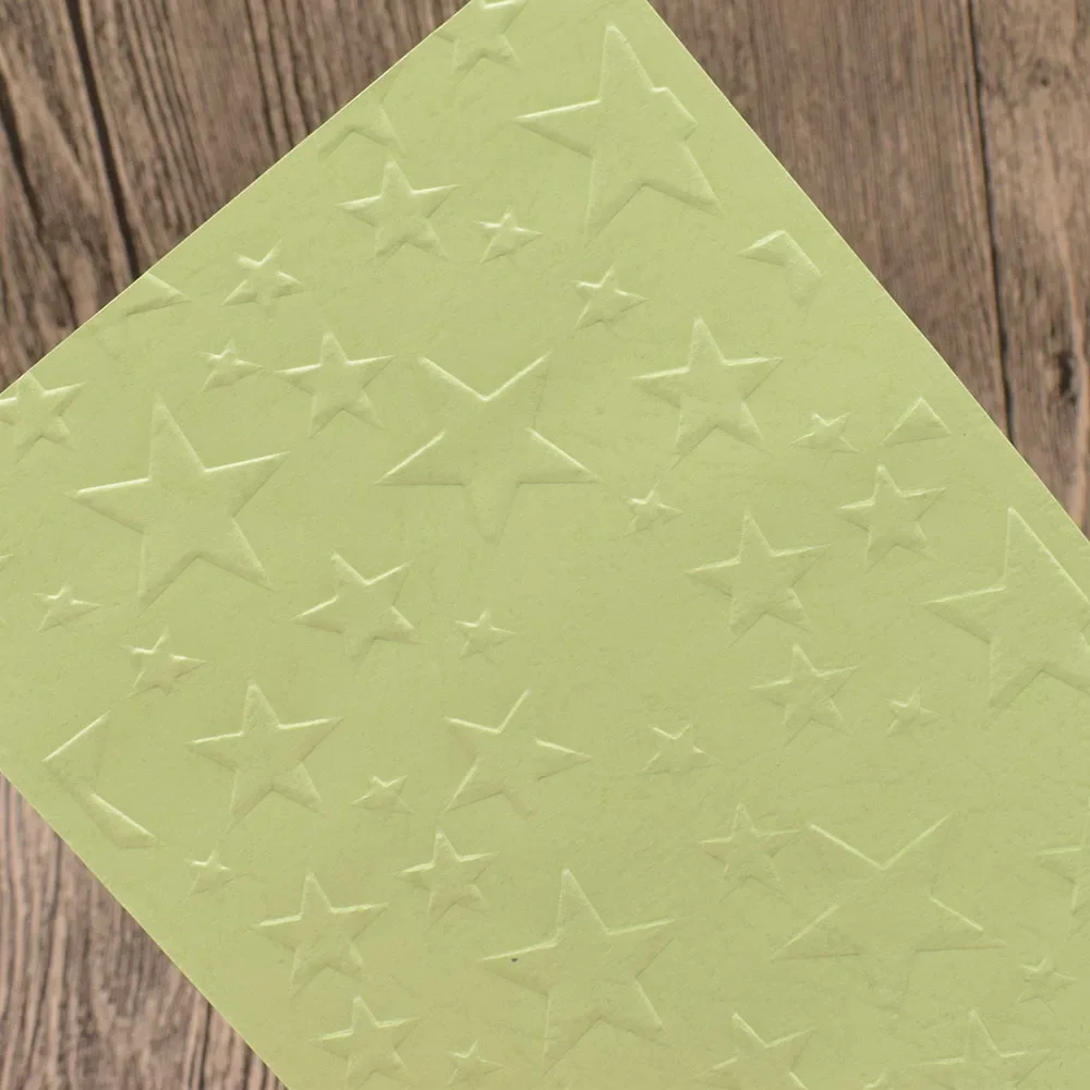 Plastic Embossing Folder Embossing Folder Star Plastic Embossing Folder Scrapbooking Paper Card Making Craft Template DIY Photo Album Decor