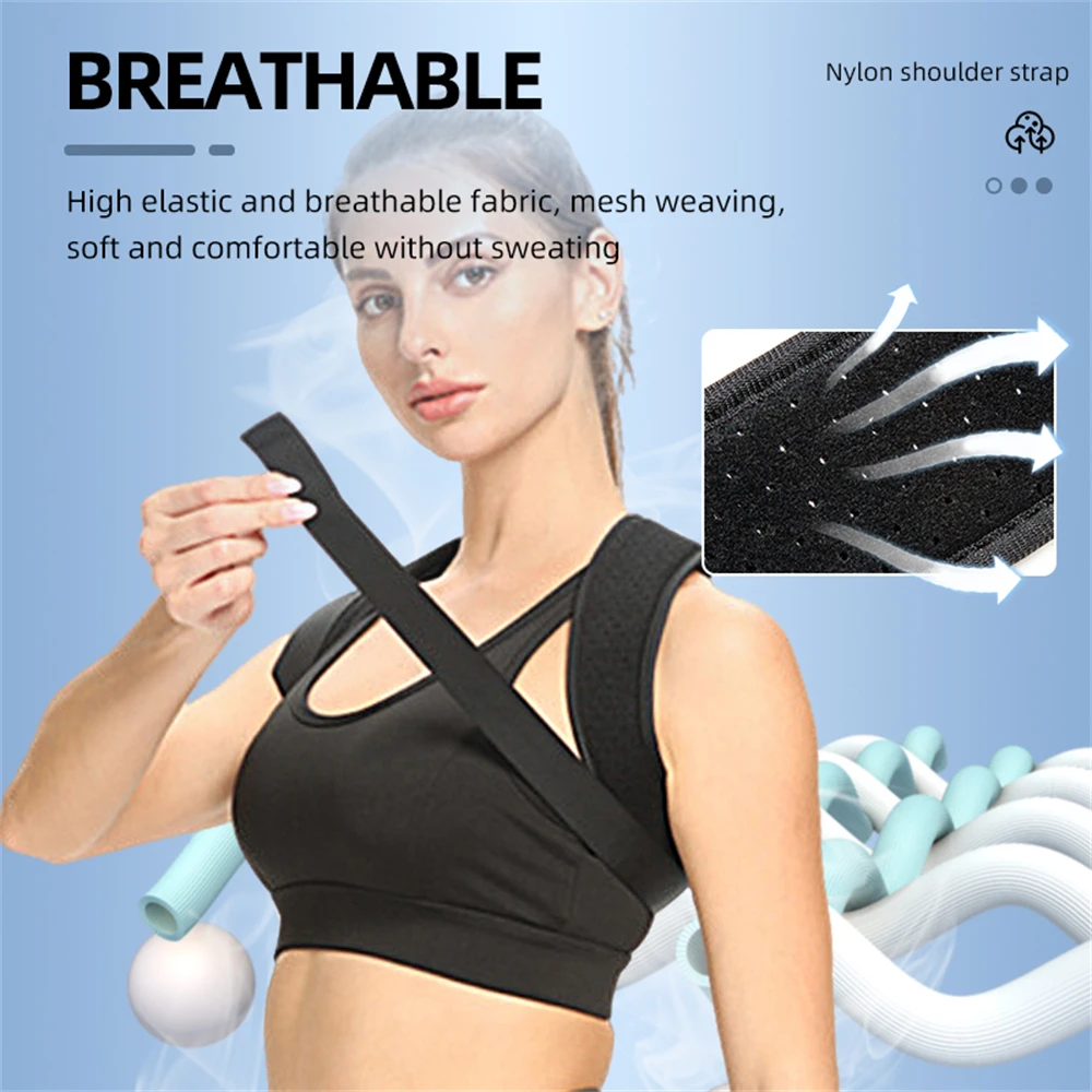 Helpful Back Brace - Elastic Nylon Fabric, Breathable