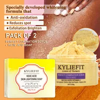 KYLIEFIT-GIslande parfait au citron et au curcuma, blanchissant, hydratant, anti-d'effets, expecant, éclaircissant le teint de la peau 6