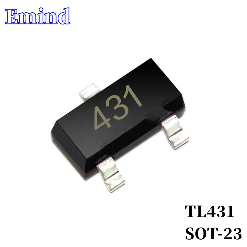 

200/500/1000/2000/3000Pcs TL431 431 LDO SMD Low Dropout Regulator SOT-23 Low Power 3-terminal Regulator