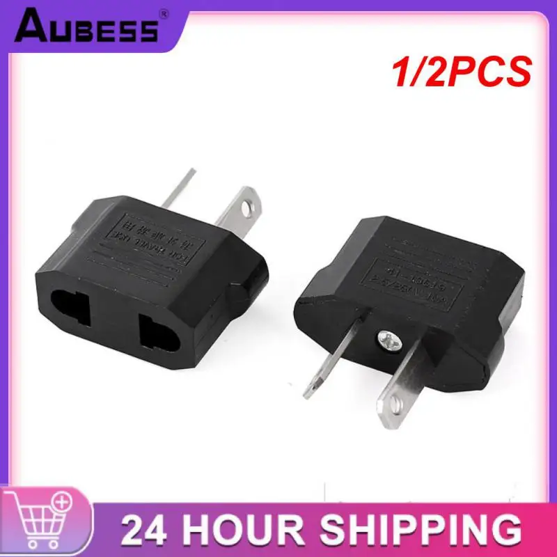 1/2 Pz 4.0/4.8Mm Adattatore Spina Ue Eu Us A Euro Us Plug Converter Presa Convertitore Americano Adattatore Di Alimentazione Per Uso Domestico Da Viag
