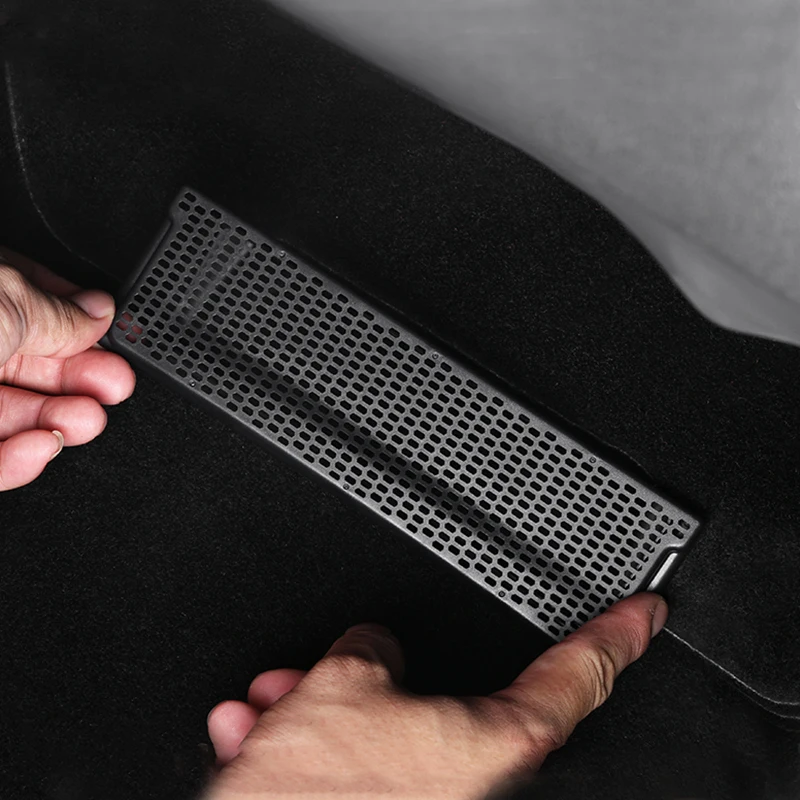 For Tesla Model Y Air Vent Anti-Blocking Dust Cover Anti-blocking Dust Cover Net Car Air Outlet Covers Under Seat