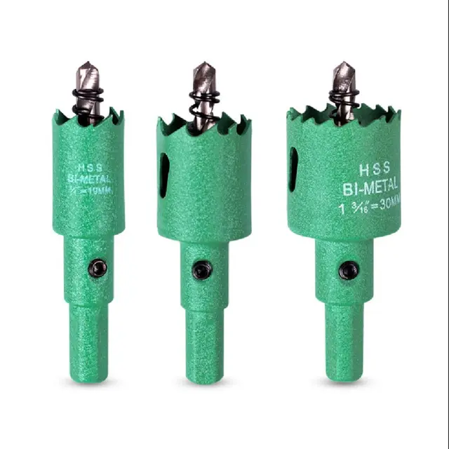 HSS 스틸 바이메탈 구멍 톱: 목재, 석고 보드, 금속 절단에 이상적